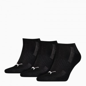 Calcetines Puma Acolchados Sneaker Socks 3 pack Mujer Negros | 4613528-ZB