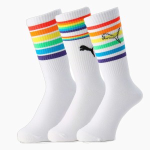Calcetines Puma Socks - 3 Pack Mujer Blancos | 1307624-JZ