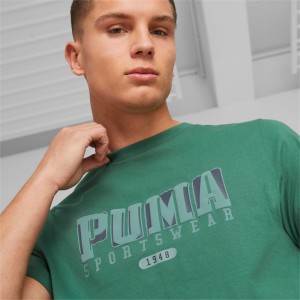 Camiseta Puma GRAPHICS Retro Tee Hombre Vine | 5296180-LN