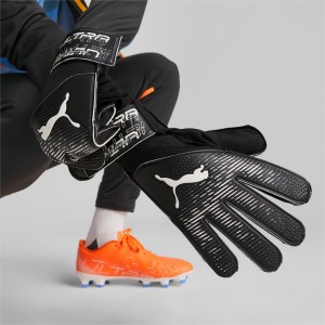 Equipo Puma ULTRA Grip 4 RC Goalkeeper Gloves Mujer Negros Blancos | 2493018-ZH