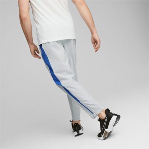 Pantalon Puma Fit Woven Entrenamiento Jogger Hombre Plateadas Grises Azul Rey Azules | 1392650-VN