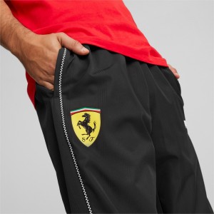 Pantalon Puma Scuderia Ferrari SDS Hombre Negros | 5947180-BP