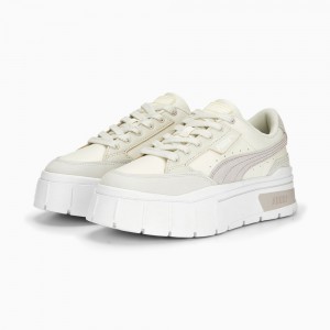 Tenis Puma Mayze Stack Luxe Mujer Marshmallow-Marble | 6485902-VX