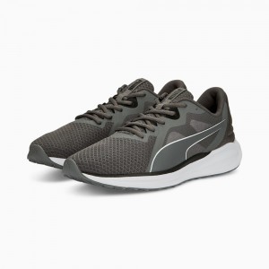 Tenis para Correr Puma Twitch Runner Fresh Mujer Grises Oscuro Negros | 9072514-GF
