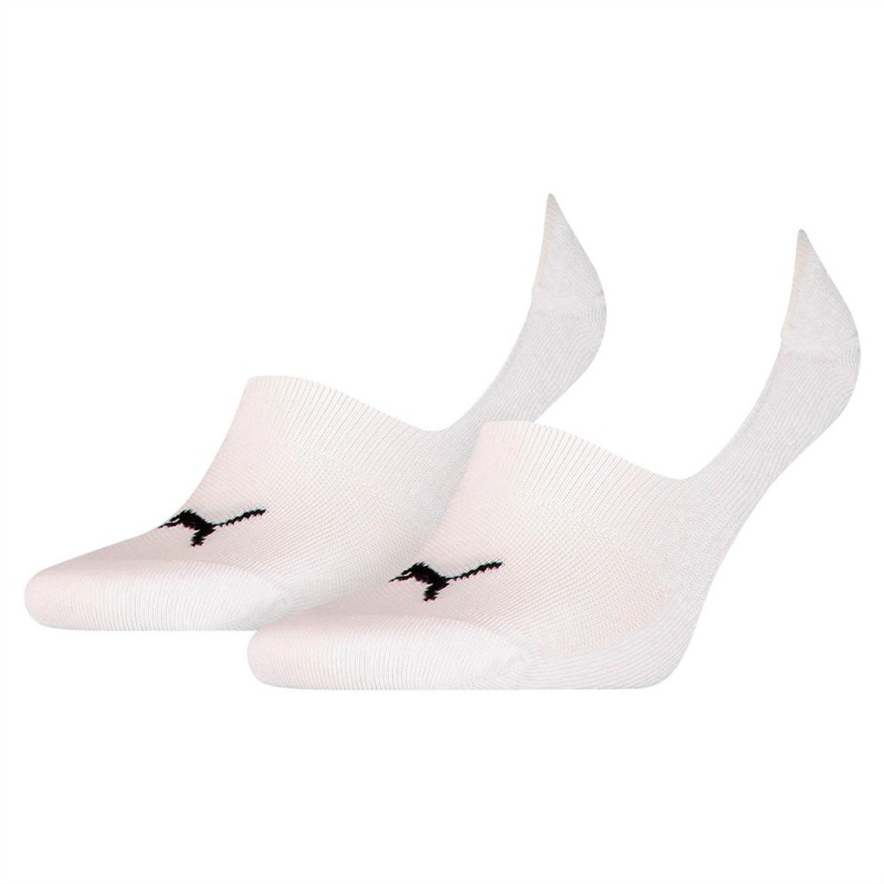 Calcetines Puma No-Show Socks 2 Pack Mujer Blancos | 6497583-KD
