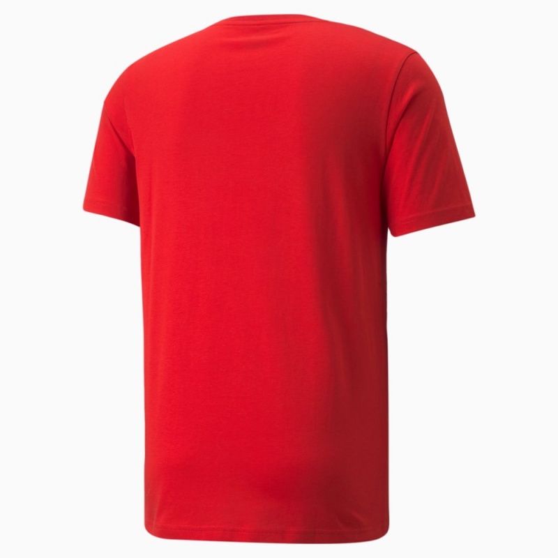 Camiseta Puma Box Hombre Rojos | 9674051-YV