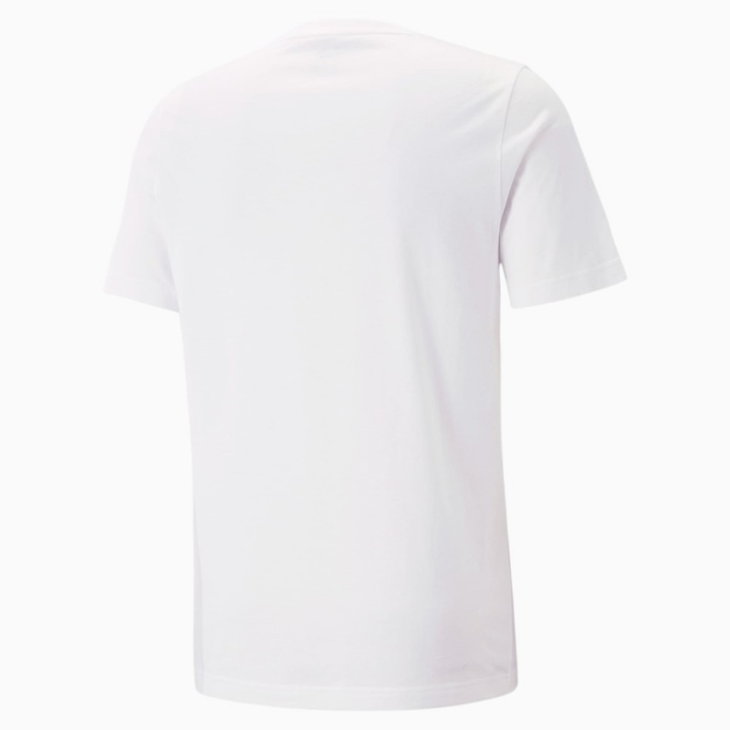Camiseta Puma GRAPHICS Retro Tee Hombre Blancos | 9156738-ZV