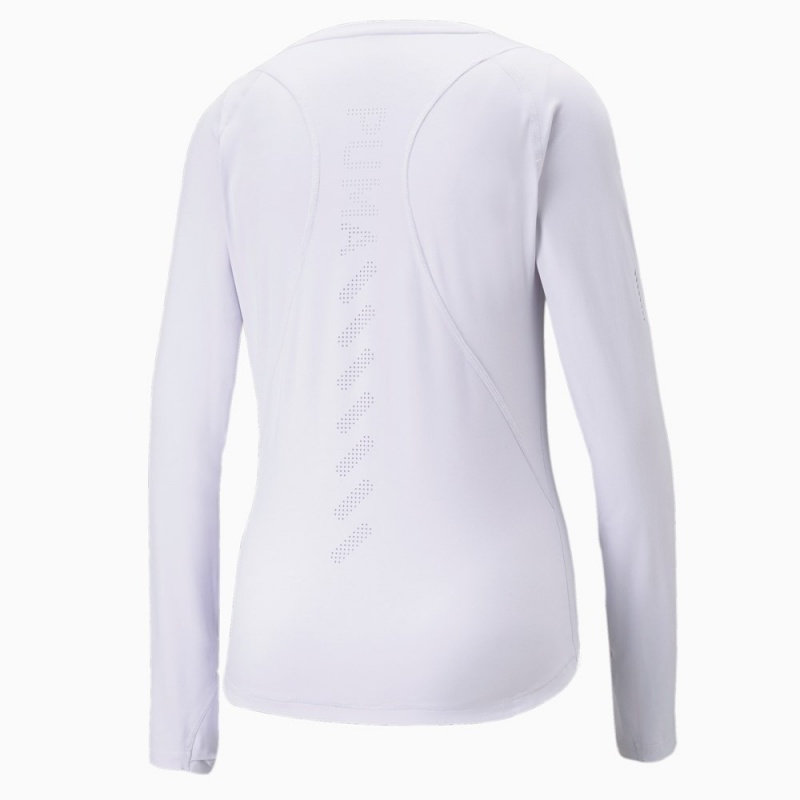 Camiseta Puma Run CLOUDSPUN Long Sleeve Tee Mujer Lavanda | 1756302-YZ