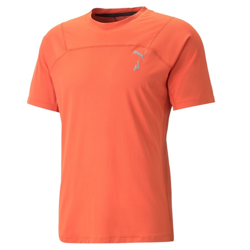 Camiseta Puma SEASONS coolCELL Trail Correr Hombre Rojos | 7321805-XV