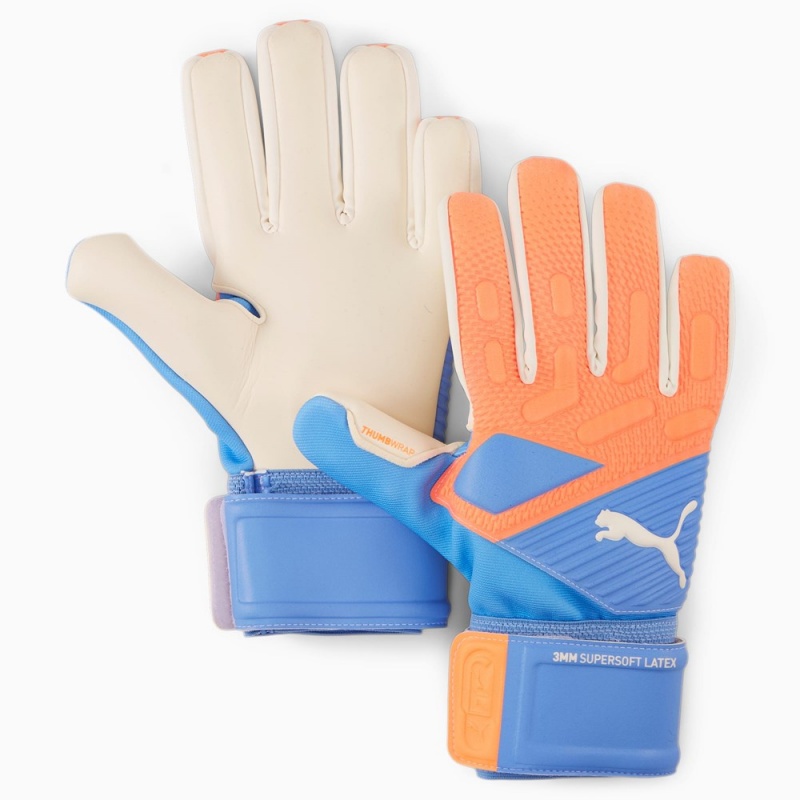 Equipo Puma FUTURE Match Negative Cut Football Goalkeeper Gloves Hombre Naranjas Azules | 9708254-FM