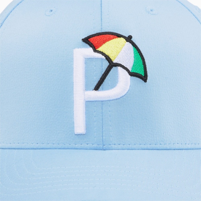 Gorras Puma Palmer P Golf Hombre Azules Blancos | 5647918-IZ