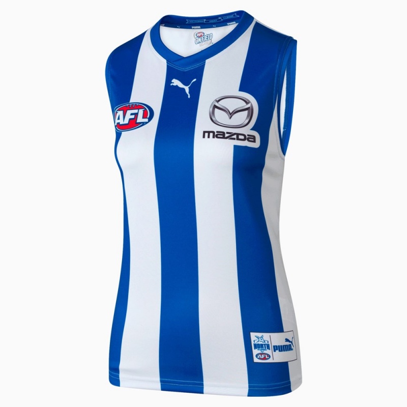 Guernseys Puma North Melbourne Football Clubs Replica HOME Mujer Surf The Web-NMFC | 6493051-ZE