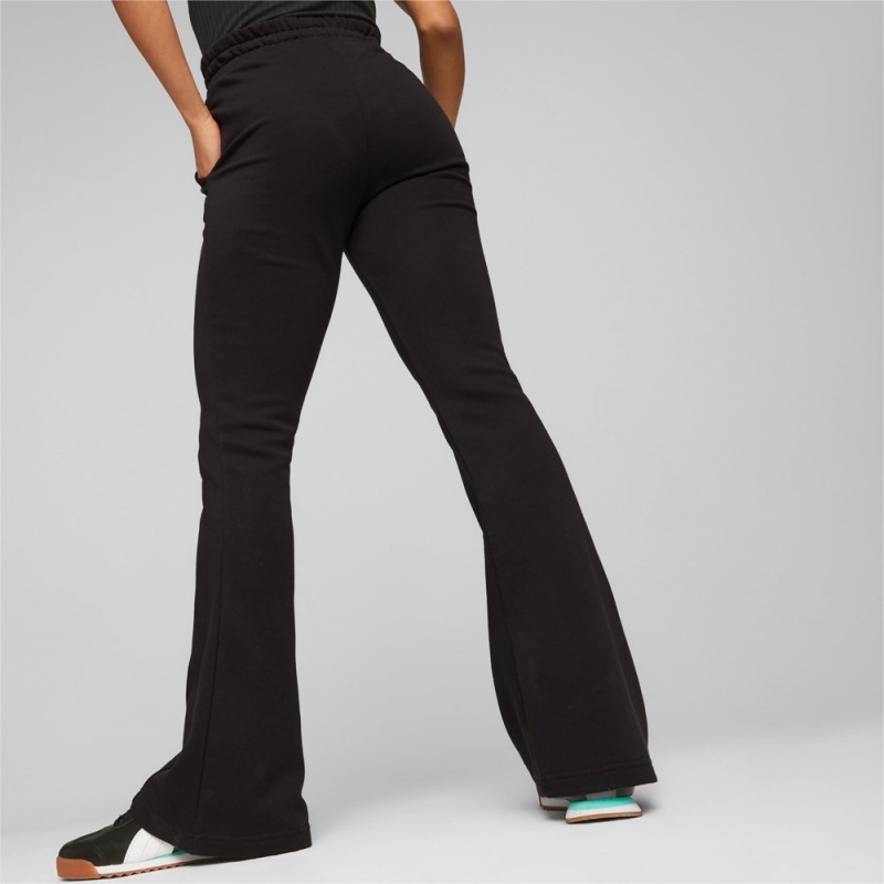 Pantalon Puma Classics Flared Mujer Negros | 8742961-DS