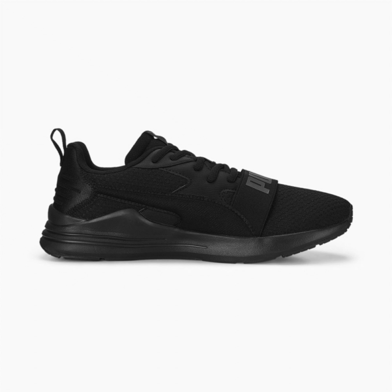 Tenis Puma Wired Run Hombre Negros Negros Grises | 0429687-WN