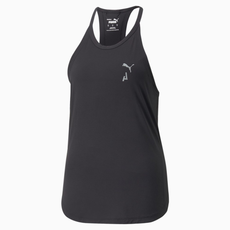Tops Puma SEASONS coolCELL Trail Correr Tank Mujer Negros | 6832945-UM